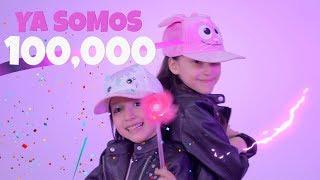 VIDEO YA SOMOS 100 MIL SUSCRIPTORES  CANCIONES INFANTILES PARA BAILAR  HISTORIAS PARA NIÑOS [upl. by Keffer]