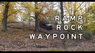 Ramp Rock Waypoint  Embarrass River ATV Park Tigerton WI  RL4WD 4x4 Trail [upl. by Abdu]