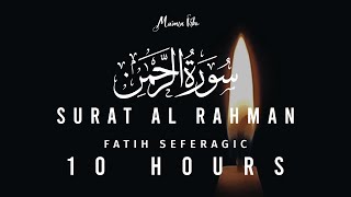 10 Hours Quran Recitation to relax and sleep  Surah Rehman  Fatih Seferagic  Mumin Vibe [upl. by Drauode]