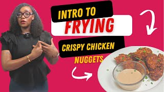 INTRO TO FRYING CRISPY CHICKEN NUGGETS [upl. by Ibloc118]