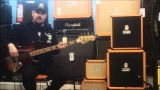 Orange CRUSH Pix 100BXT bass combo review [upl. by Aisitel595]