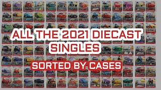 All the 2021 diecast singles sorted by their cases [upl. by Suoirrad656]