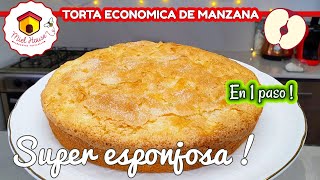 TORTA MATERA DE MANZANA en 1 paso POQUITOS INGREDIENTES [upl. by Luapnaes624]