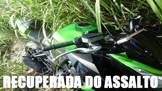 RECUPERAMOS A Z1000 ROUBADA ASSIM DESFEXO DO ASSALTOSITUAÇAO FODA SERGIO SILVA R1 [upl. by Liahus666]