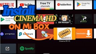 How to install Cinema HD on Mi Box Sideload Cinema APK on Android TV box [upl. by Carthy583]