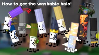 How to get the Washable Halo in ROBLOX FIND THE MARKERS PART 2  Potatogamez [upl. by Rattray823]