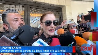 CHANTAL ANDERE está triste por la partida de Silvia Pinal 😥 era un icono de la actuación 🎭 [upl. by Adiel315]