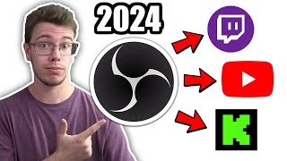 How To Multi Stream with OBS Studio 2024 [upl. by Aldin]