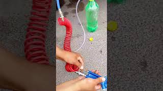 pneumatic tube 8mm pneumatic hose for pressure washing shorts trending plumbing tricks driver [upl. by Swanson]