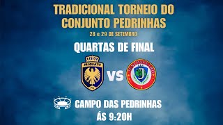 QUARTAS DE FINAL DO TRADICIONAL TORNEIO DAS PEDRINHAS JENIPAPEIRO VS JR IGUATU [upl. by Asehr]