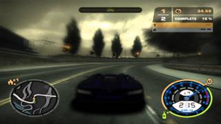 Nfs Most Wanted  Mercedes Benz SLR 722 Stirling Moss vs Mazda RX7 HD [upl. by Lyrej]