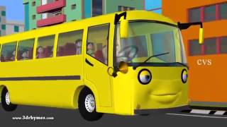 Canciones Infantiles en Espanol y Ingles para Ninos Las Ruedas Del Autobus en Español [upl. by Adnylem]