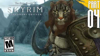 【SKYRIM 200 MODS】Khajiit Gameplay Walkthrough Part 4 PC  HD [upl. by Rorie]