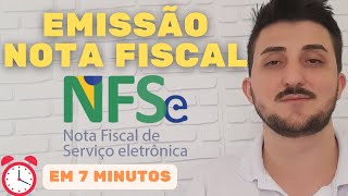 COMO EMITIR NFSe NO NOVO PORTAL DO MEI PASSO A PASSO EMITIR NOTA FISCAL DE SERVIÃ‡OS GRATUITAMENTE [upl. by Leelah663]