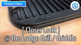 Heavy Duty Cast Iron Reversible Grill  Griddle Combo from Lodge  Product Video [upl. by Ehr]