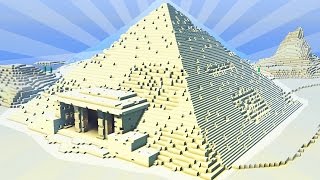 How To Build a PYRAMID in Minecraft CREATIVE BUILDING [upl. by Moshell944]