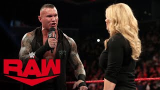 Randy Orton RKOs Beth Phoenix leaving WWE Universe stunned Raw March 2 2020 [upl. by Procto]