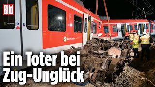 SBahnDrama Wer ist Schuld am ZugUnglück in München  BILD Live [upl. by Alf]