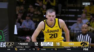 Iowa vs Purdue  2024120  NCAAB Game [upl. by Nealey898]