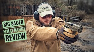 Sig Sauer M11A1 FDE Range Review [upl. by Rowen]