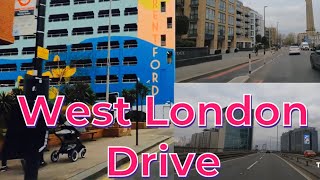 London 4K  Driving Tour Brentford and Chiswick West London [upl. by Niboc]