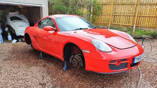 Porsche 987 BoxsterCayman Exhaust Flange Stud Removal [upl. by Boleyn]