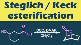 シュテークリヒエステル化Steglich esterificationの反応機構【縮合剤を使ったエステル合成】 [upl. by Notnef]