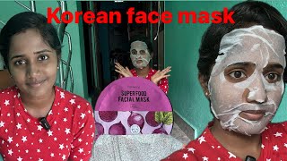 Korean face mask worth ah illaya😱😱 chinjoospkd face facemask beauty trending facial [upl. by Ikceb]