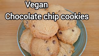 VEGAN CHOCOLATE CHIP COOKIES  VEGAN KOEKJES BAKKEN [upl. by Ycam73]