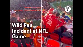 Fan Charged After Wild Broncos vs Chiefs Game Incident [upl. by Nolra]