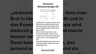 Deutsche Redewendungen 89 [upl. by Anauqed]