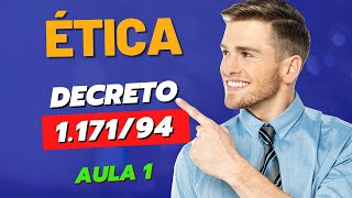 DECRETO 117194  ÉTICA NO SERVIÇO PÚBLICO  CONCURSOS 2023 [upl. by Yehudit984]