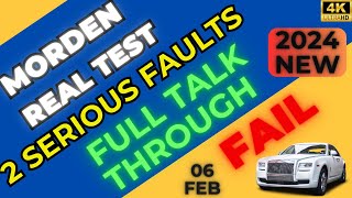 morden Real testroute  Instructor talk Through 2024  NEW FAIL 02 SERIOUS FAULT 06 Feb [upl. by Nagad]