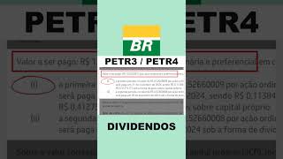 R 105 POR AÇÃO PETR4  QUANDO A PETROBRAS VAI PAGAR DIVIDENDOS  DATA COM EM AGOSTO petr3 petr4 [upl. by Htor]