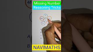 Reasoning Tricks  Missing Number  Nmms Exam navimaths reasoningtricks nmms [upl. by Ahsit82]