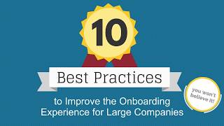 10 Best Practices to Improve Employee Onboarding [upl. by Olympium923]