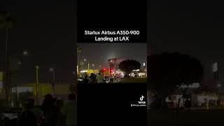 Starlux Airbus A350941 Landing at LAX [upl. by Eiznik]