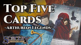 Sorcery TCG News  October 31st 2024 Top Five Arthurian Legends Cards [upl. by Mil557]