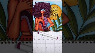 A Calendar You Can Color 🤩 coloring art [upl. by Legyn]