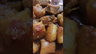 Desi PORK Gravy Cook Pork Recipe  Sabse Jada tasty shorts [upl. by Adnamaa]