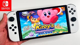 Kirbys Return to Dream Land OLED Nintendo Switch Gameplay [upl. by Anaynek]