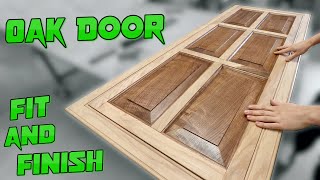 English Oak Cupboard  Part 3 Assembly and Finish [upl. by Annayrb]