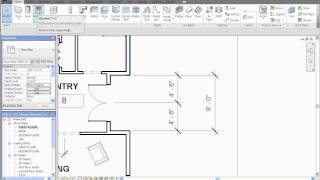 Revit Project Basics  Front Door with Sidelights Windows Equality Constraint Alignment to Attach [upl. by Aillemac]