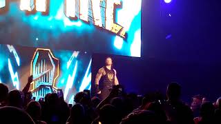 Roman Reigns Entrance WWE Minehead 2019 [upl. by Elazaro]