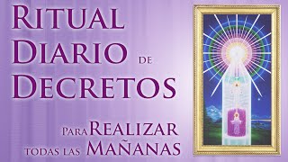 🙏 RITUAL DIARIO de DECRETOS LLAMA VIOLETA y Protección Espiritual 15 Min Para hacer en las mañanas [upl. by Nedearb145]