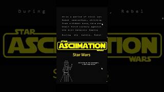 Watch Star Wars in ASCII  The Geekiest Way Ever shorts starwars ascii geek [upl. by Aneela307]