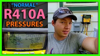 What Should my AC Pressures Be for R410A Refrigerant [upl. by Reena]