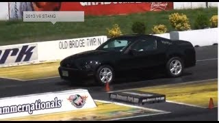 2013 V6 MUSTANG RACING THE 14 MILE and OTHER V6 STANGS [upl. by Adohr232]