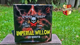 Imperial Willow  Rolling Thunder batterij 25sh Vuurwerk [upl. by Gabe]