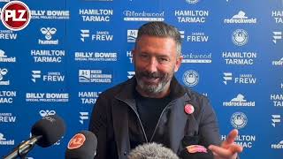 Derek McInnes Reacts After Kilmarnocks Stunning 10 Win Over Rangers [upl. by Bilac]